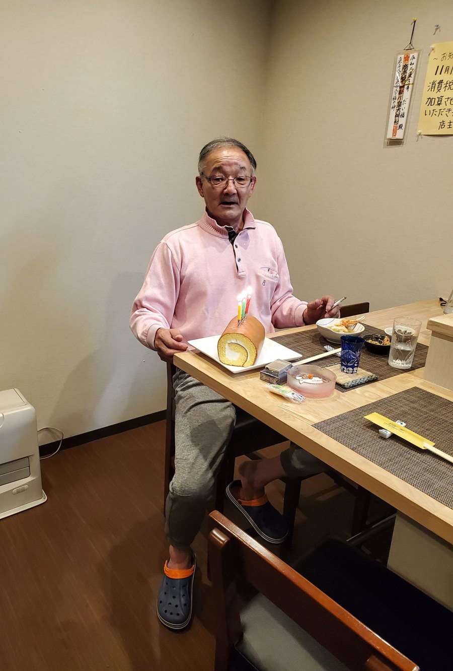 お祝いのようす