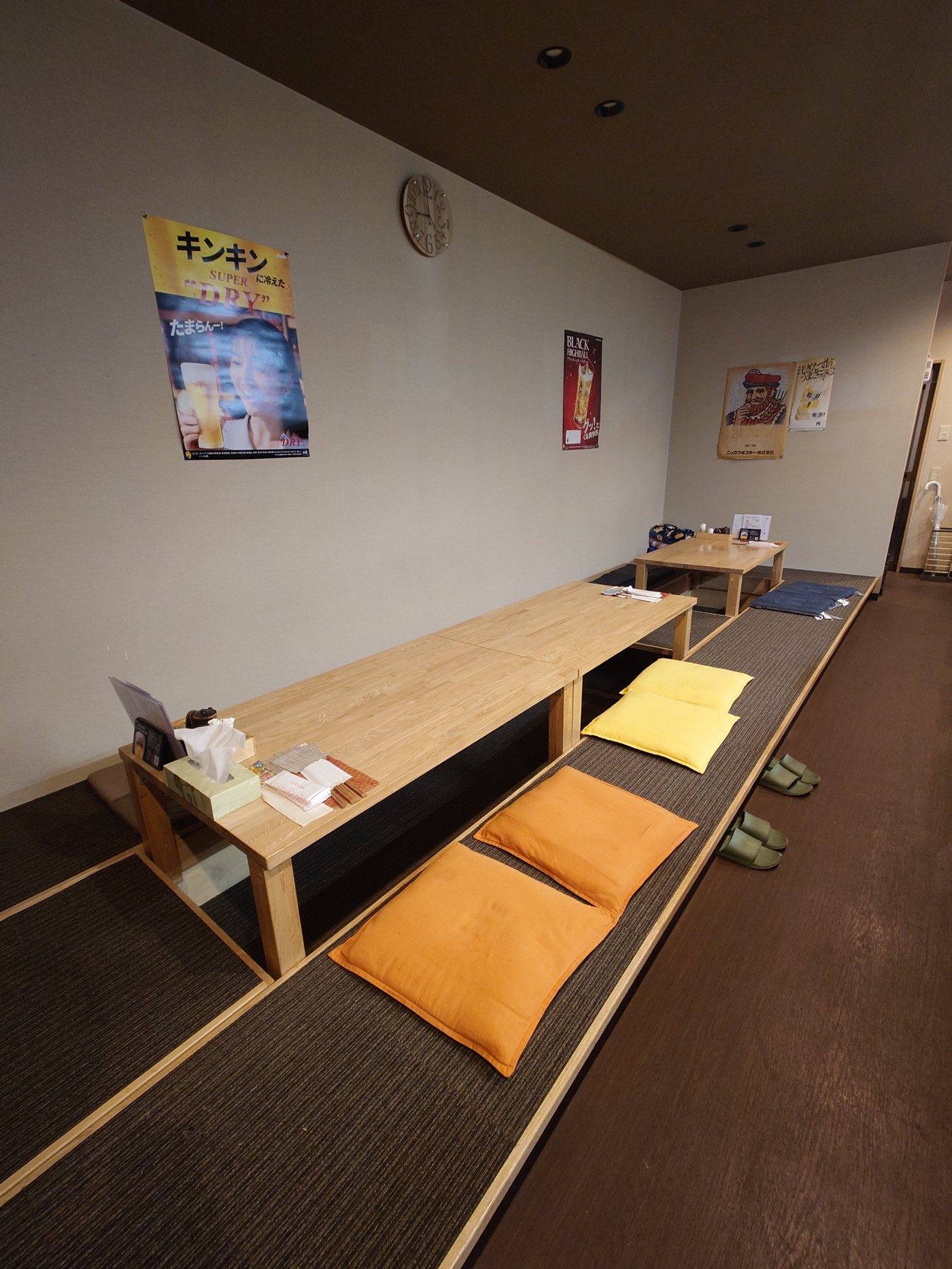 小上がり席