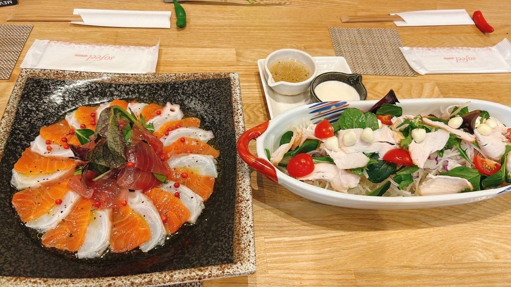お料理 カルパッチョ・サラダ